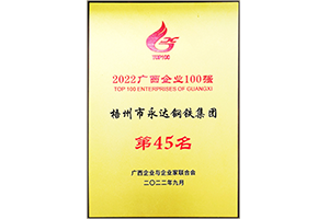 2022广西企业100强