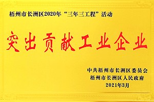 梧州市长洲区突出贡献工业企业
